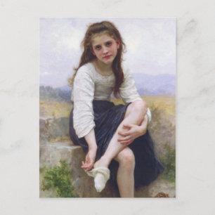 Voor de Bath van William Bougereau Briefkaart