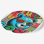 Voor de beer liefhebber papieren bordje (Gekanteld)