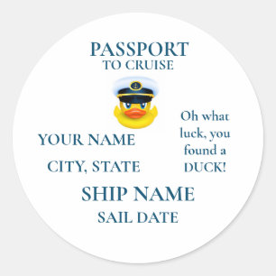 Voor de beste eenden jacht. ronde sticker