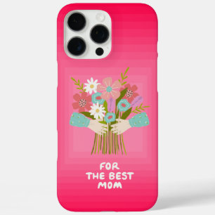 Voor de beste mama bloemen iPhone 16 pro max hoesje