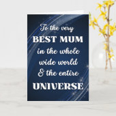 Voor de beste maternale Moederdag Stelselthema Kaart (Gele Bloem)