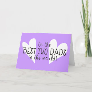 Voor de beste twee vaders ter wereld kaart