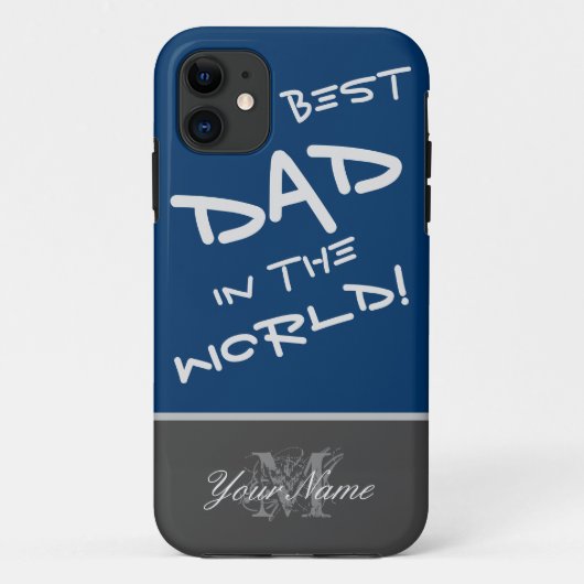 Voor de beste vader in de wereld! Case-Mate iPhone case (Achterkant)