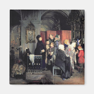 Voor de Confessie, 1877 Magneet