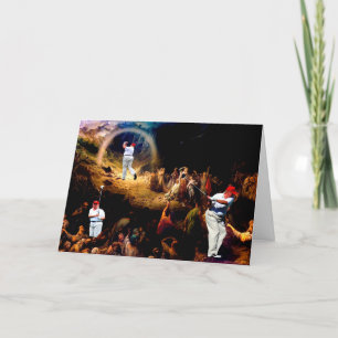 Voor de Course New Year's Greeting Card Feestdagen Kaart