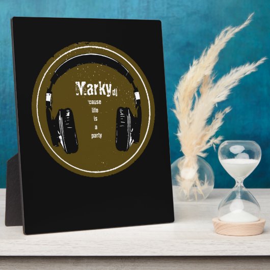 voor de dj fotoplaat (Zijkant)