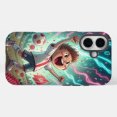 voor de drie leeuwen Case-Mate iPhone case (Achterkant (horizontaal))