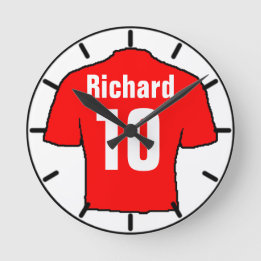 Voor de Football fan. Football Ronde Klok