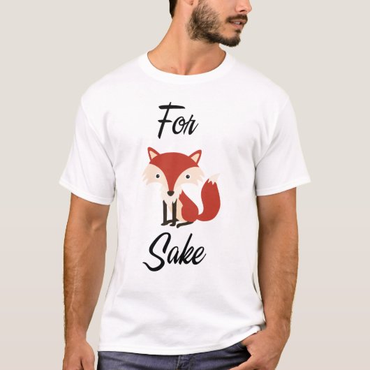 Voor de foxie omwille nieuwheid t-shirt (Voorkant)