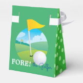 Voor de Golfer Favor Box Bedankdoosjes (Achterkant)