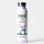 Voor de Golferwaterflacon Waterfles (Links)