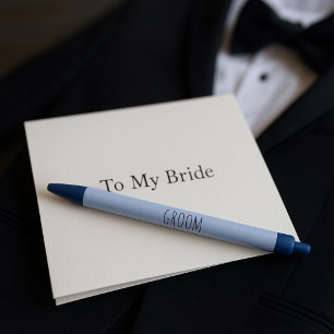 Voor de Groom Zwarte Inkt Pen