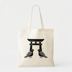 Voor de hand liggende duiven en Torii Tote Bag