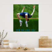 voor de hoge sprong poster (Keuken)