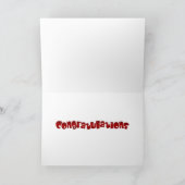 Voor de Kaart van de Gelukwensen van de (Binnen)