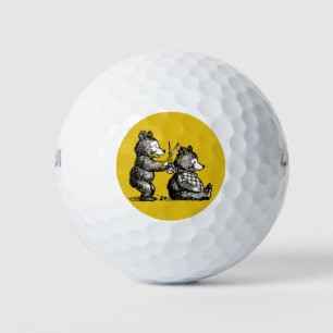 Voor de kapper golfer golfballen