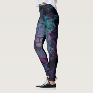 Voor de koningin lux stijl blacklyon ontwerp leggings