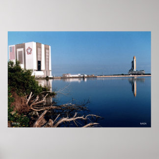 Voor de lancering van de Space Shuttle STS-83 Poster
