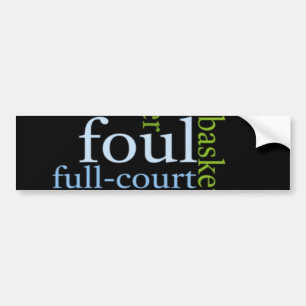 Voor de liefde van Basketball Bumpersticker