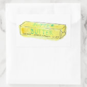 VOOR DE LIEFDE VAN BOTER RECHTHOEKIGE STICKER (Tas)