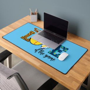 Voor de liefde van de game Softball Mam Leopard Bureaumat