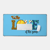 Voor de liefde van de game Softball Mam Leopard Bureaumat (Keyboard & Muis)