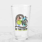 Voor de liefde van de gametennis, Tennis Gift Glas (Voorkant)
