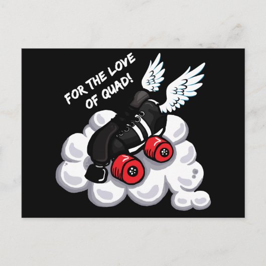 Voor de liefde van de quad briefkaart (Voorkant)