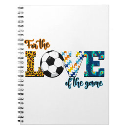 Voor de liefde van de spelmedaillerluipaard notitieboek