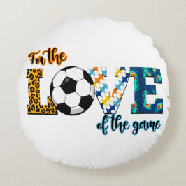 Voor de liefde van de spelmedaillerluipaard rond kussen