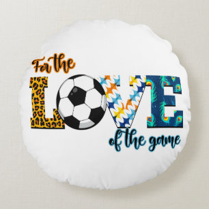 Voor de liefde van de spelmedaillerluipaard rond kussen