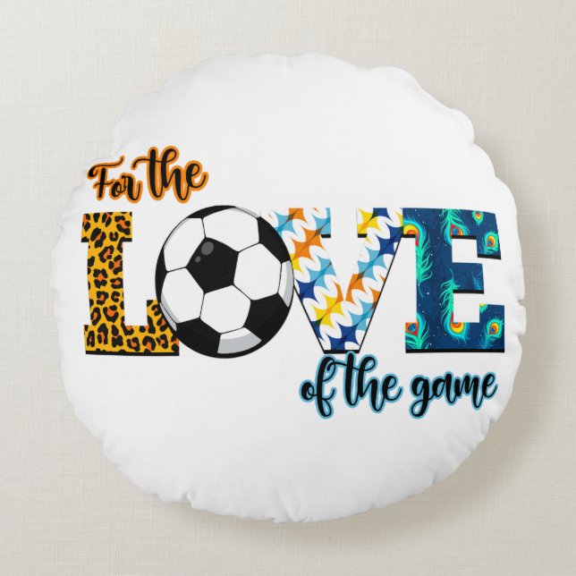 Voor de liefde van de spelmedaillerluipaard rond kussen (Voorkant)