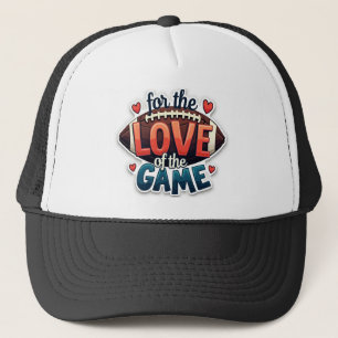 Voor de Liefde van het Spel Voetbal Hoed Trucker Pet