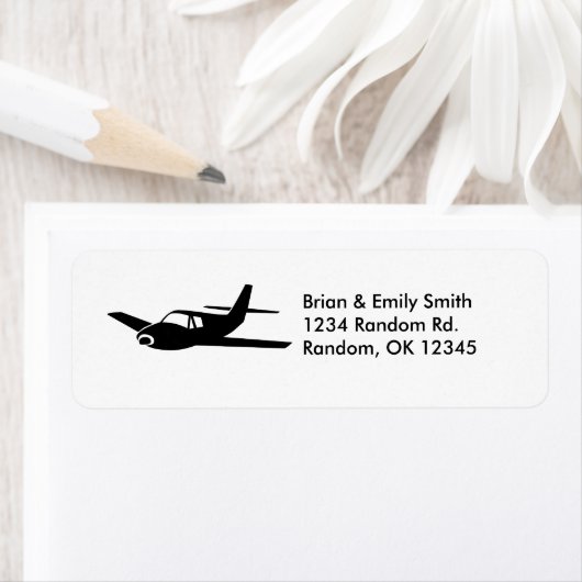 Voor de liefde van het vliegen aanpasbaar vliegtui etiket (Insitu)