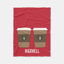 Voor de liefde van koffie fleece deken