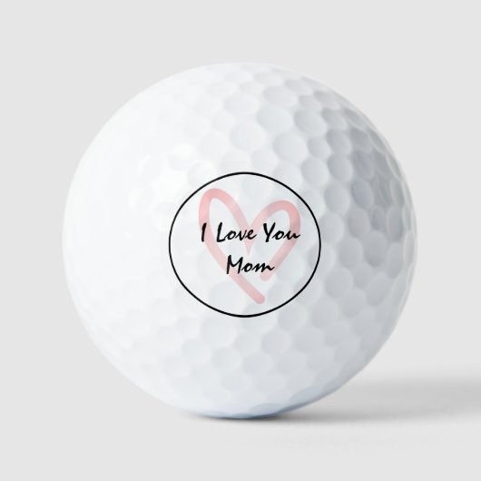 Voor de liefde van mama golfballen (Voorkant)