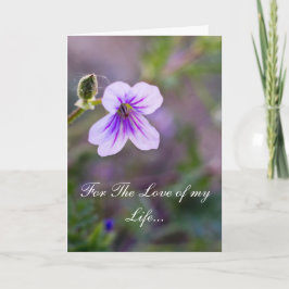 Voor de liefde van mijn leven feestdagen kaart