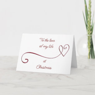VOOR DE "LIEFDE VAN MIJN LEVEN" op "KERST" Kaart