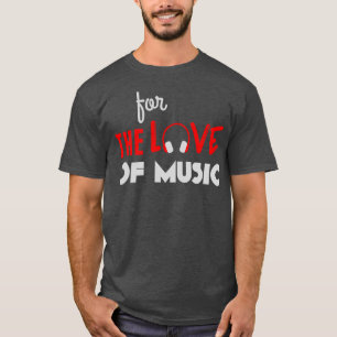 Voor de liefde van Music grey T-shirt