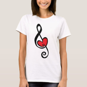Voor de liefde van muziek t-shirt