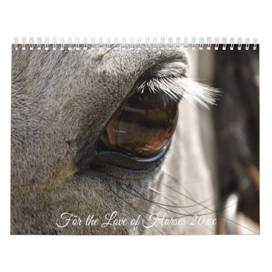 Voor de liefde van paarden kalender (Hoes)
