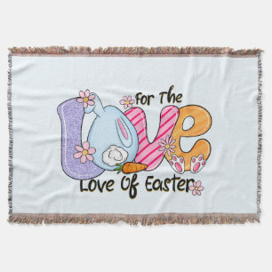 Voor de liefde van Pasen - Schattige konijn en eie Deken