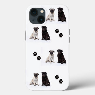 Voor de liefde van pugs iPhone 13 hoesje