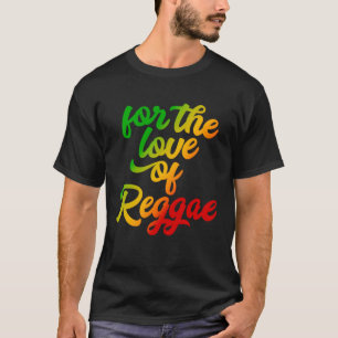 Voor de liefde van Reggae Rasta Colors T-shirt