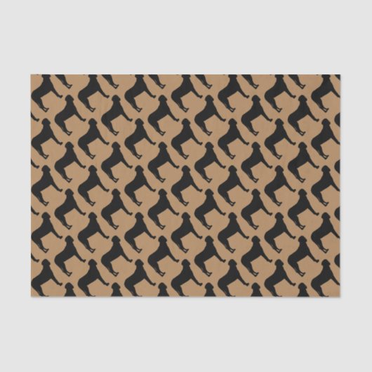 Voor de liefde van Rhodesian Ridgeback Dogs Tissuepapier (Voorkant)