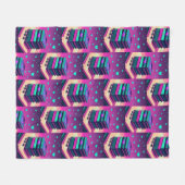 Voor de liefde van roze boeken fleece deken (Voorkant (Horizontaal))