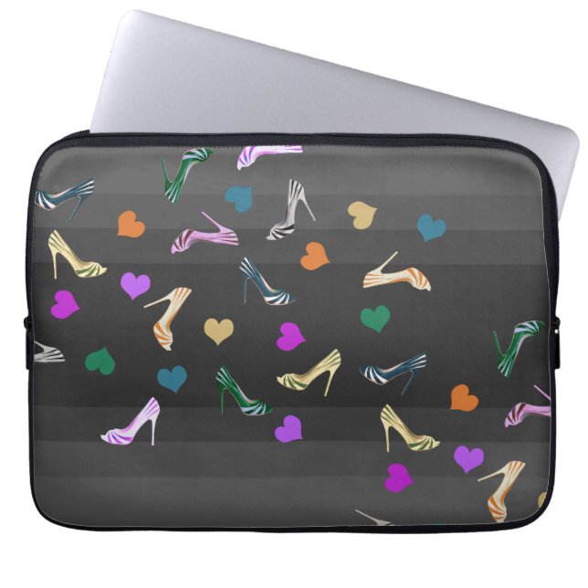 Voor de liefde van schoenen, laptoptas laptop sleeve (Voorkant)