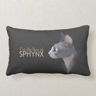 Voor de liefde van SPHYNX-kussen Kussen
