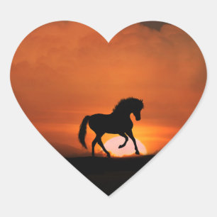 Voor de liefde van Stickers van paarden