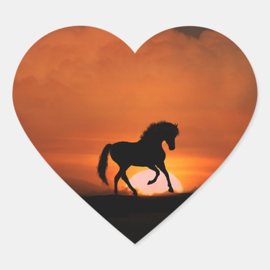 Voor de liefde van Stickers van paarden (Voorkant)